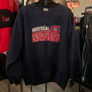 Vintage Montreal Canadiens Crewneck Sweatshirt